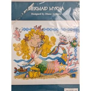 Cross Stitch Kit Diane Arthurs Mermaid Myrna #24060 Imaginating Ocean Sea